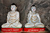 Inle Lake Myanmar. Pindaya, the famous Shwe Oo Min pagoda, a natural cave filled with thousands of gilded Buddha statues.